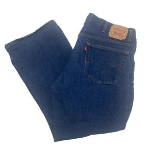 Levi Strauss 517 Boot Cut Jeans W 42 L 30 DIstressed